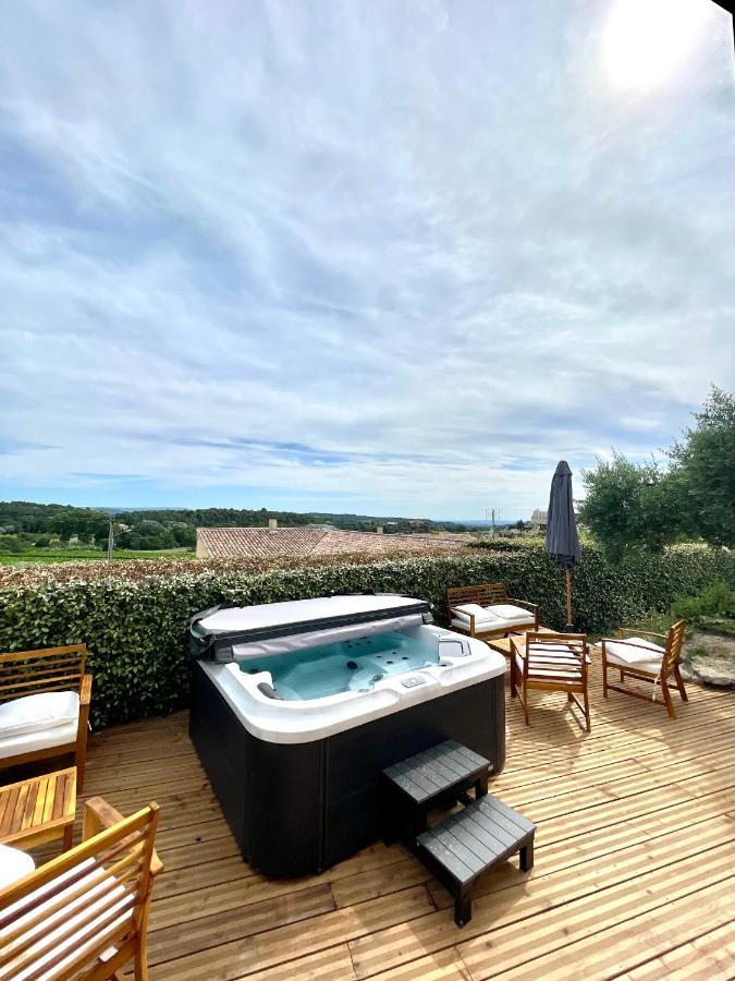 Chambre D'Hotes Avec Jacuzzi Ventoux Cocoon Bedoin Exterior photo