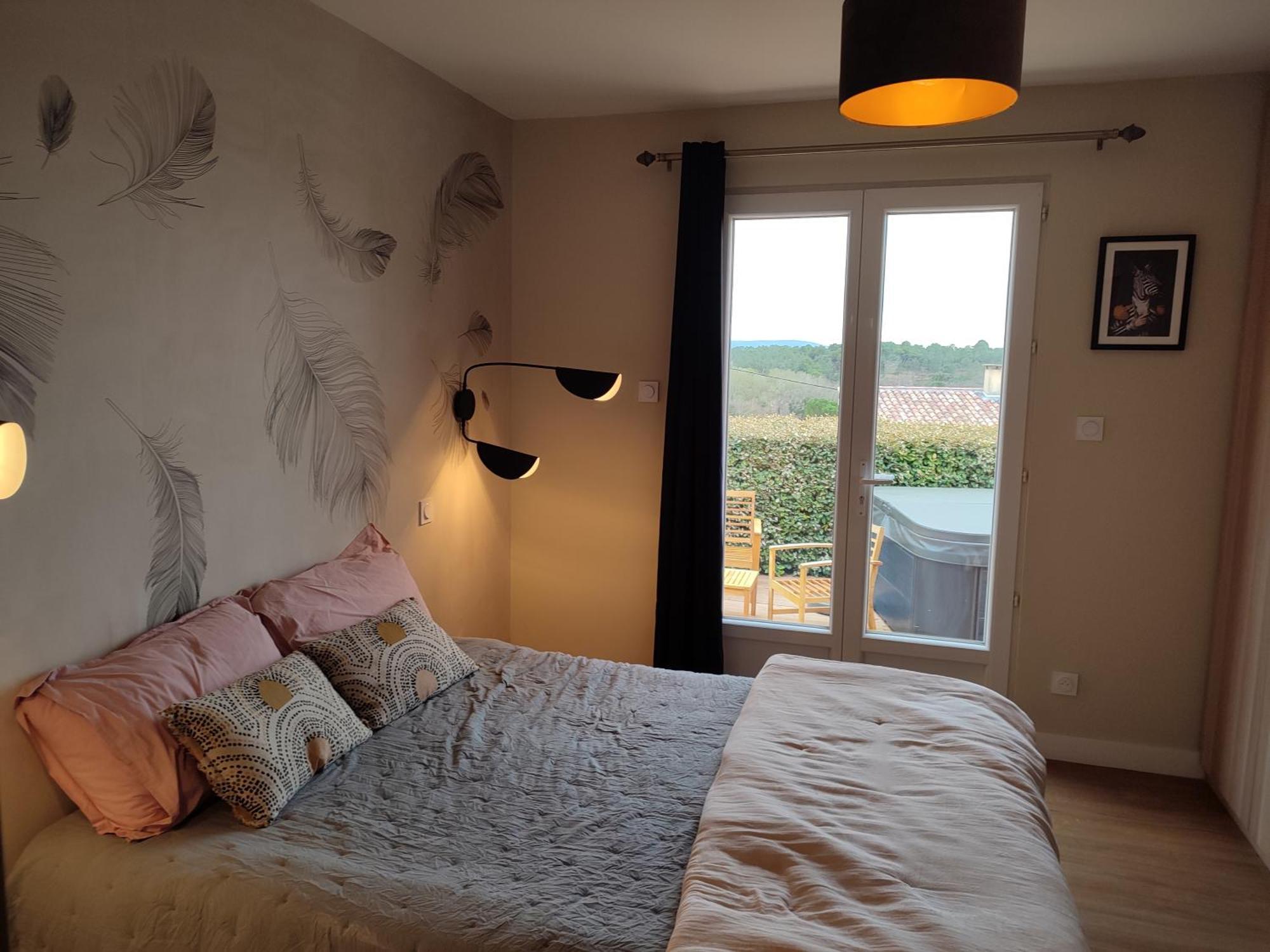 Chambre D'Hotes Avec Jacuzzi Ventoux Cocoon Bedoin Exterior photo